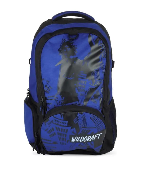 Wildcraft Unisex Blue Printed Backpack