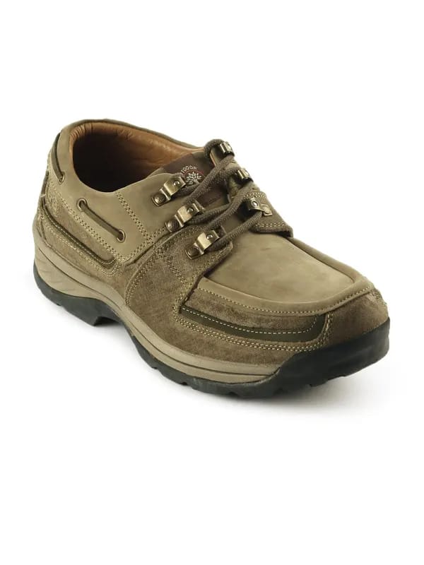 Woodland Men Khaki Casual Shoes