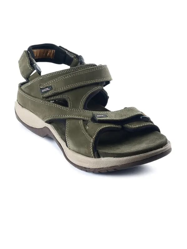 Woodland Men Olive Casual Sandals