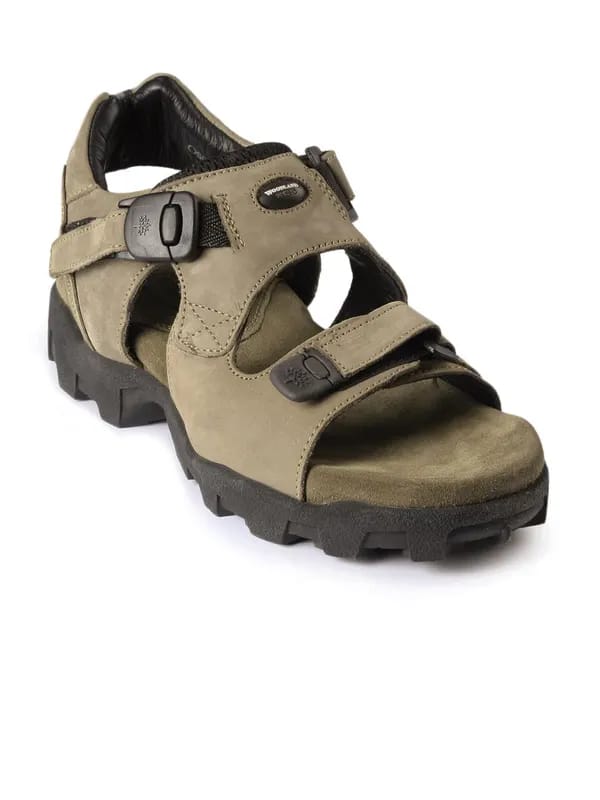 Woodland Men Khaki Casual Sandals