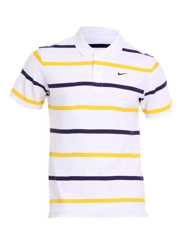 Nike Men White Polo T-shirt