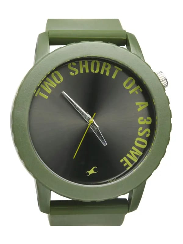 Fastrack Unisex Black Dial Watch 9912PP05