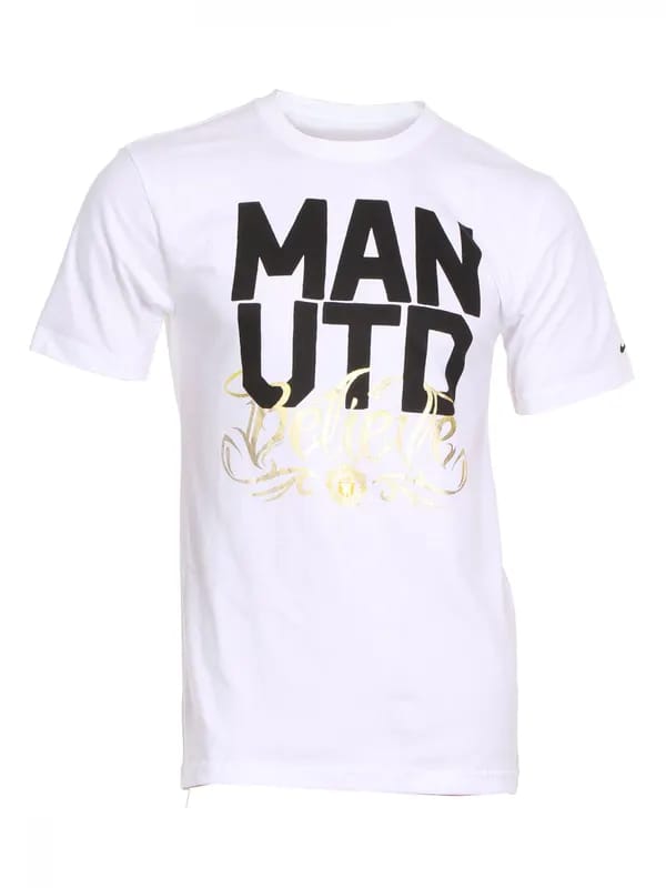 Nike Mens Manchester United White T-shirt