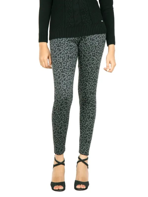 Arrow Woman Black Printed Jeggings