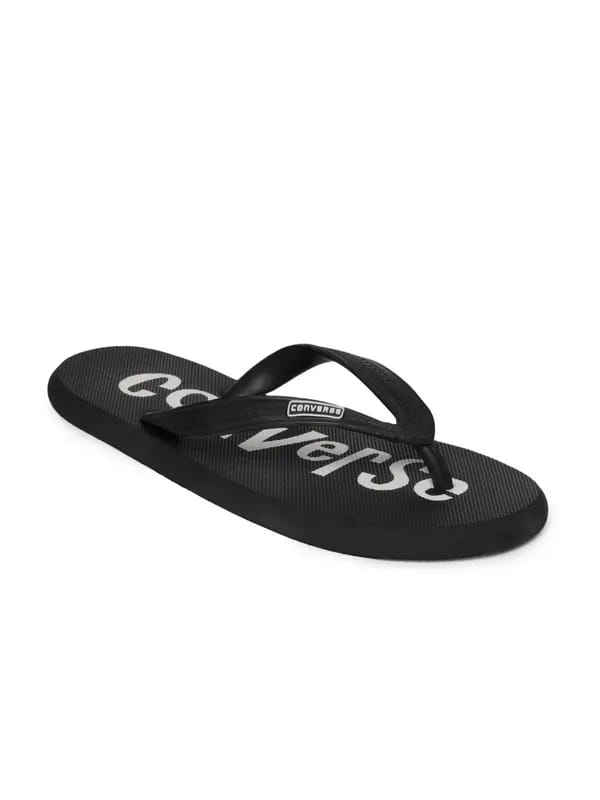 Converse Unisex Black Basic Flip Flops