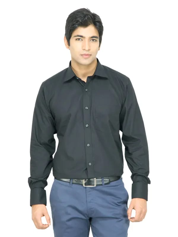 Genesis Black Formal Shirt