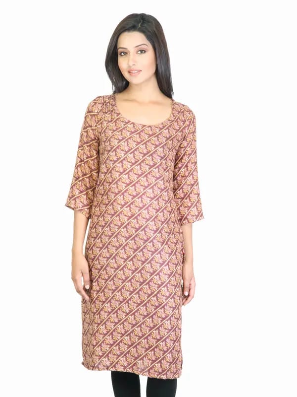 W Women Purple Kurta