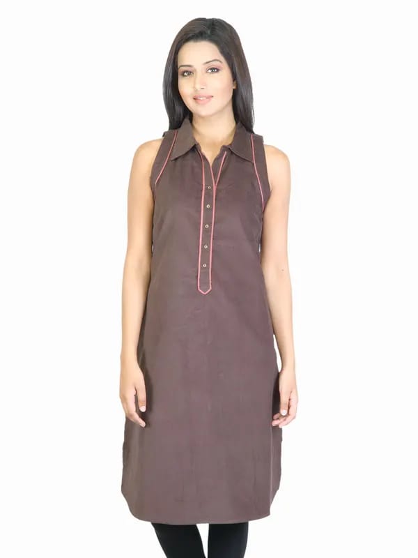 W Women Brown Kurta