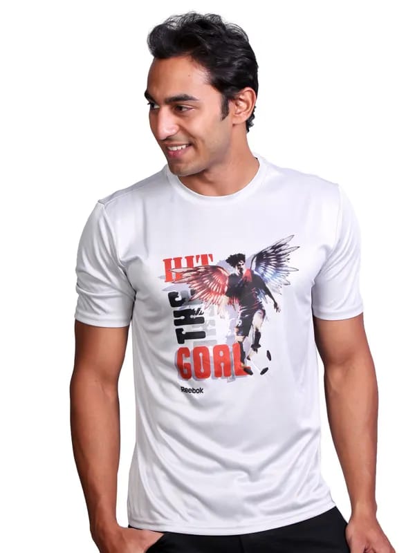 Reebok Men Sublime Grey T-shirt