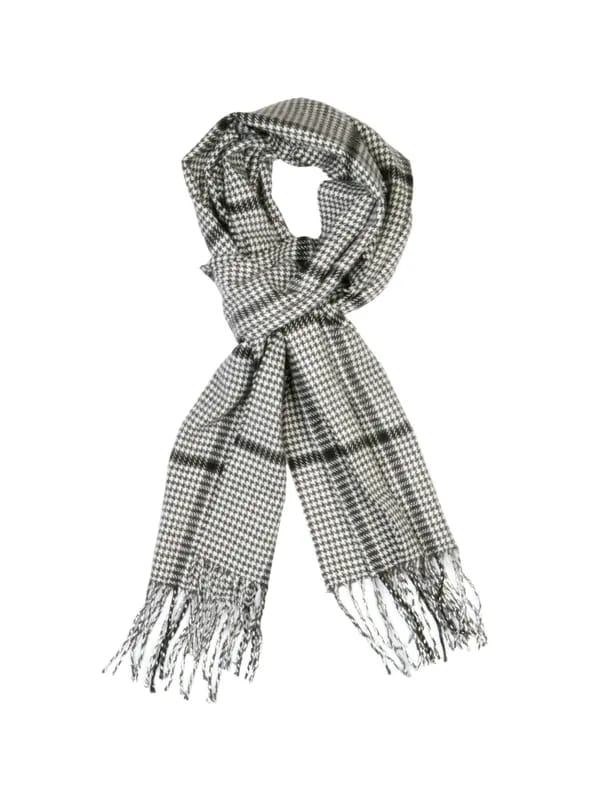 Arrow Men Black & White Scarf