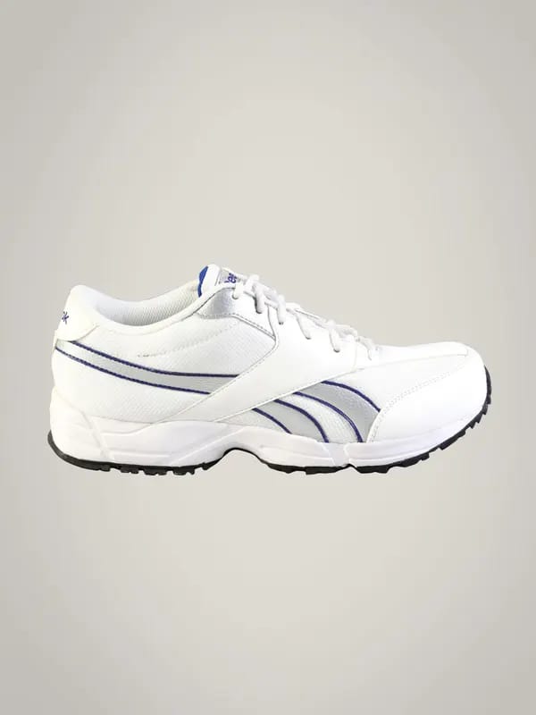 Reebok Men's Stripe Silver Shoe