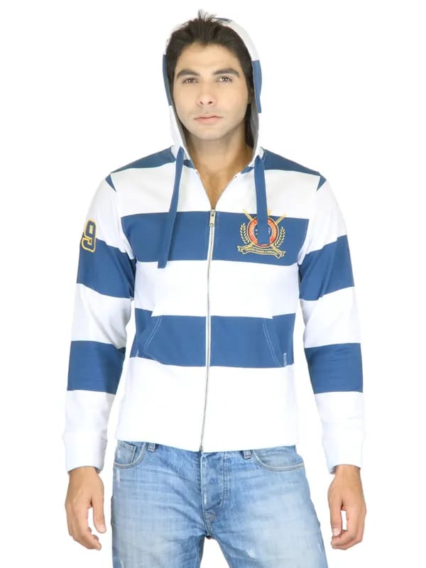 Classic Polo Men White Sweatshirt