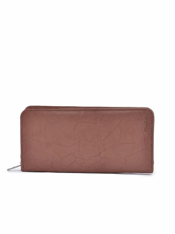 Newhide Brown Unisex Antique Passport Holder