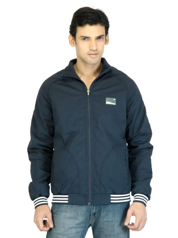 ADIDAS Men Navy Blue Jacket
