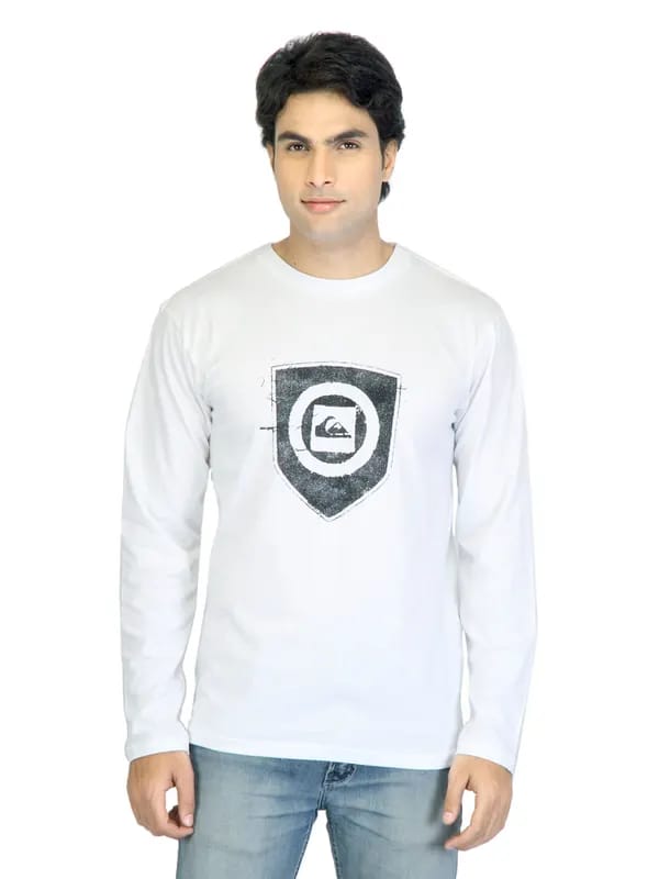 Quiksilver Men Basic White T-shirt