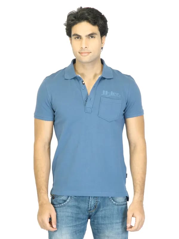 Lee Men Neo Blue Polo T-shirt