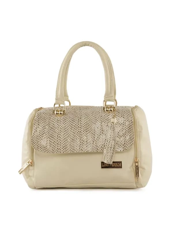 Lino Perros Women Off White Casual Handbag