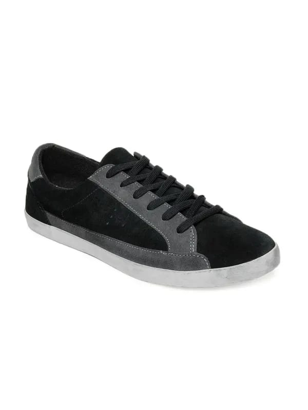 United Colors of Benetton Men Black Shoes