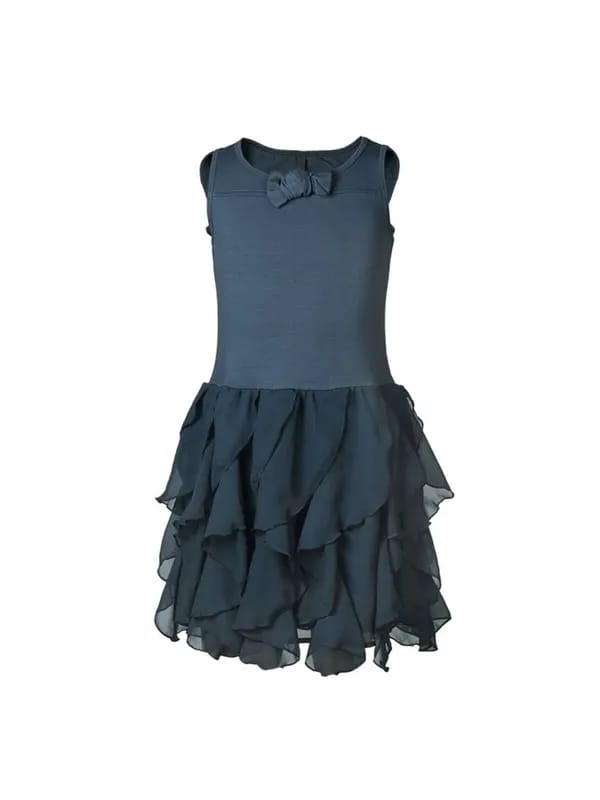 United Colors of Benetton Kids Girls Navy Blue Dress