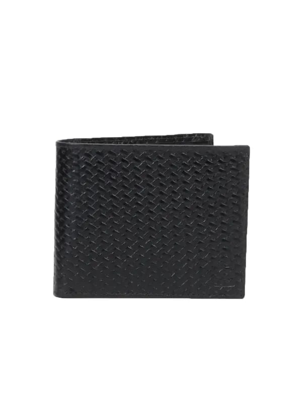 Lino Perros Men Leather Black Wallet