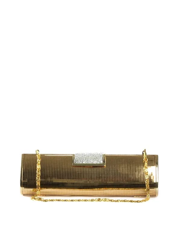 Lino Perros Women Gold Clutch