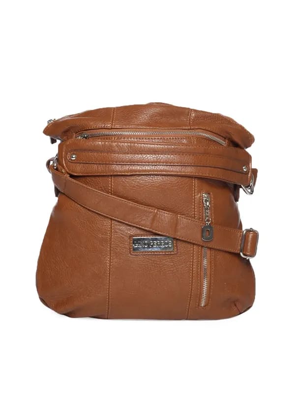 Lino Perros Women Brown Handbag