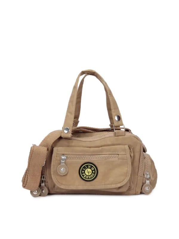 Lino Perros Women Sporty Light Brown Handbag