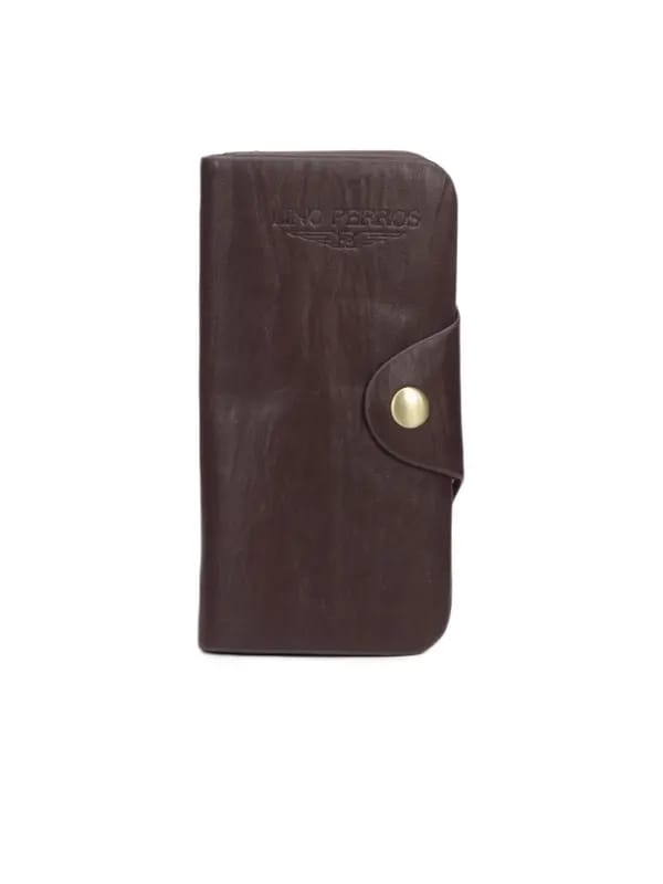 Lino Perros Women Leather Brown Wallet