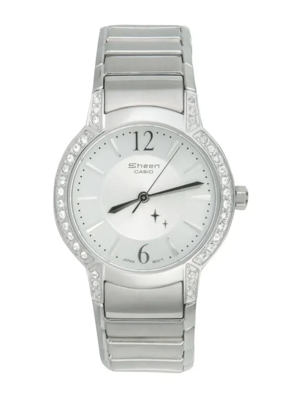 Casio Sheen Women Silver Analogue Watches (SH111) SHN-4015D-7ADR
