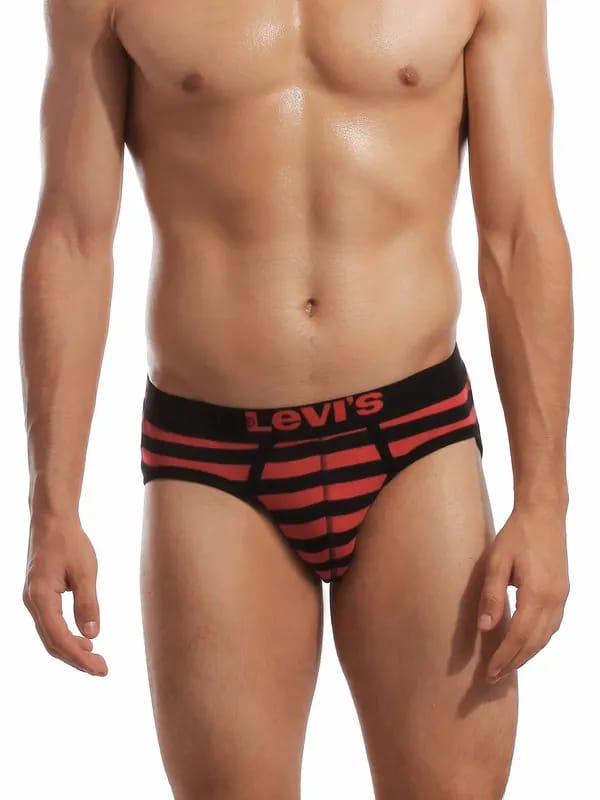 Levis Men Black & Red Brief