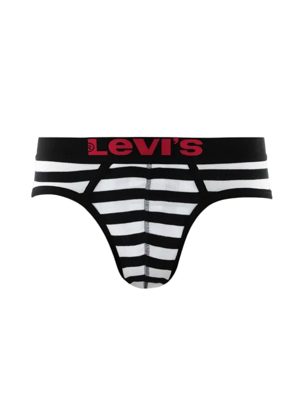 Levis Men Black & White Brief