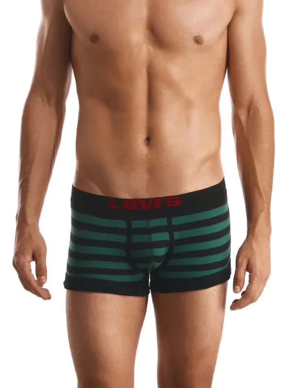 Levis Men Black & Green Trunks