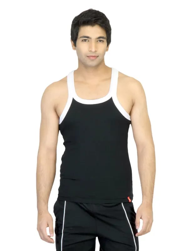 Levis Men Black & White Innerwear Vest