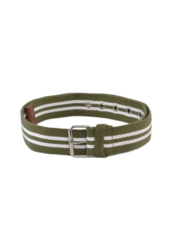 Lee Men Canvas Green Belt