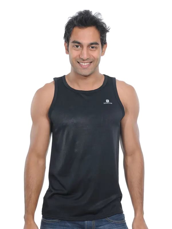 Domyos Men's Tank Respi Black T-shirt