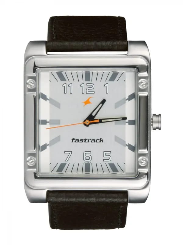 Fastrack Men White Dial Watch NA3040SL01