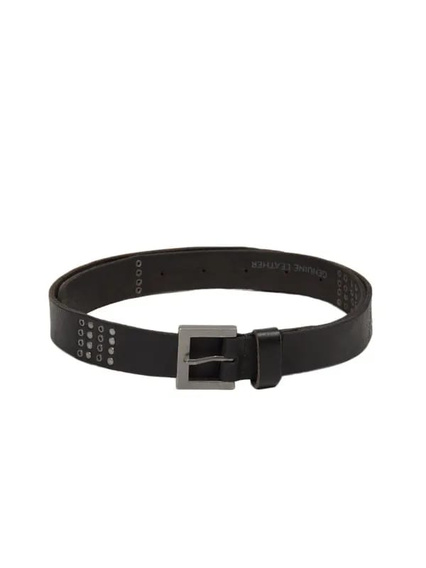 Wrangler Women Black Leather Belt