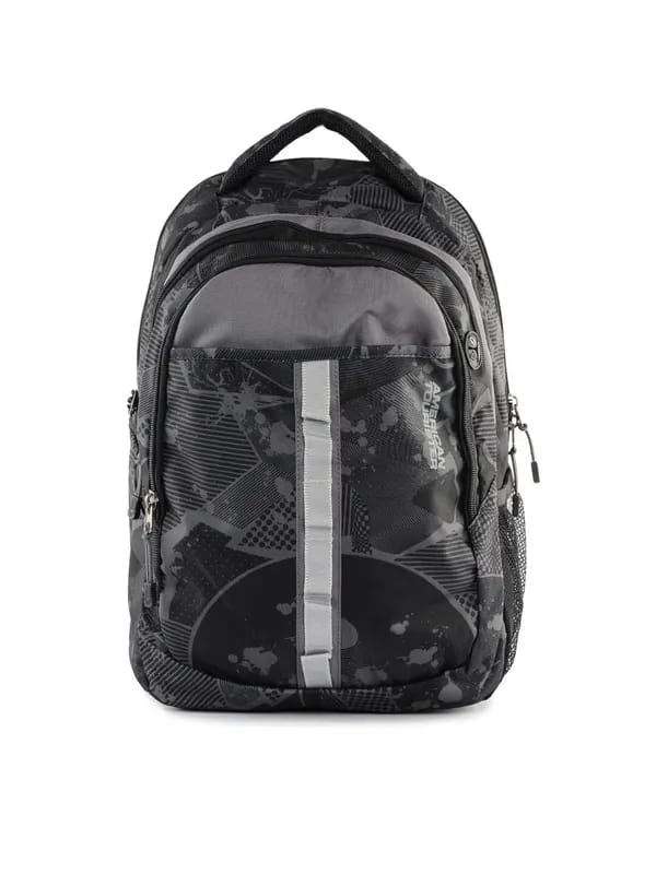 American Tourister Unisex Buzz Black Backpack