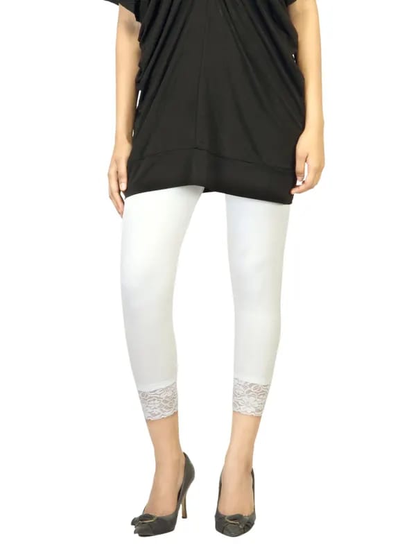 Femella Women White Leggings