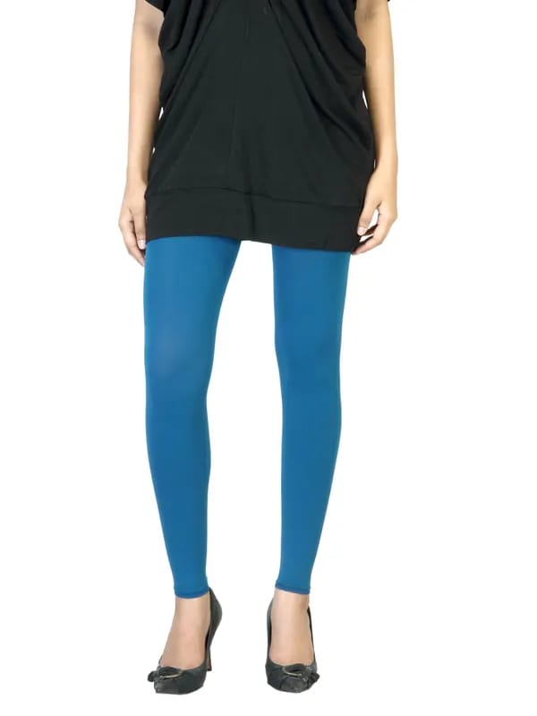Femella Women Teal Skinny Leggings