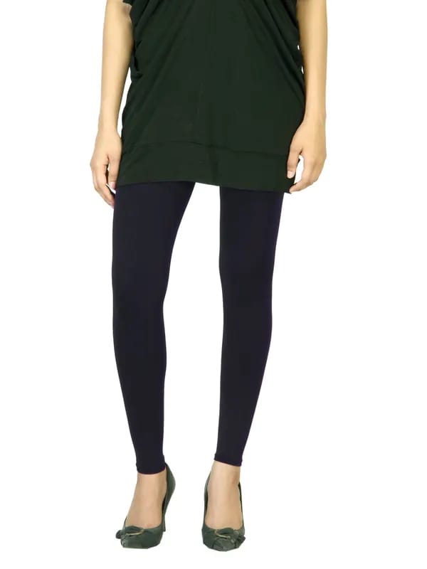 Femella Women Navy Blue Skinny Leggings