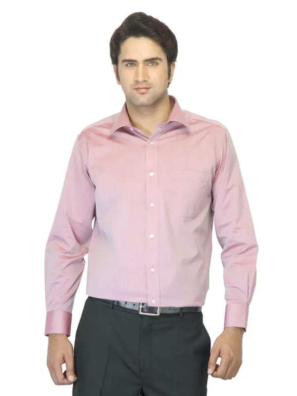 John Miller Men Pink Shirt