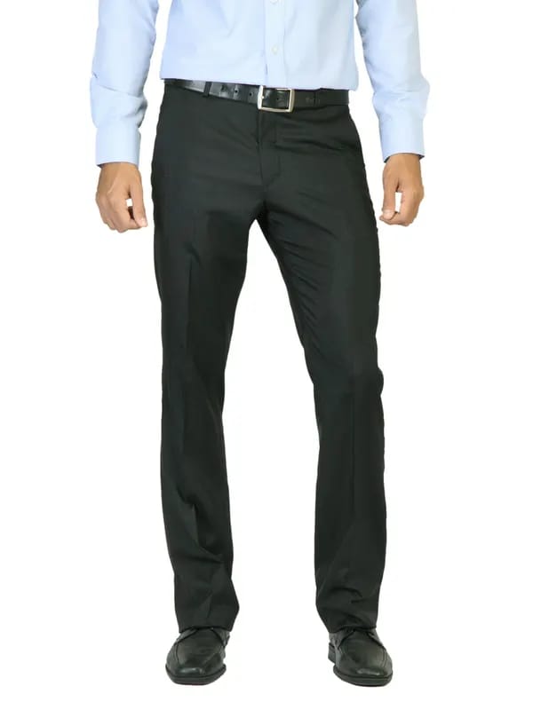 John Miller Men Black Trousers