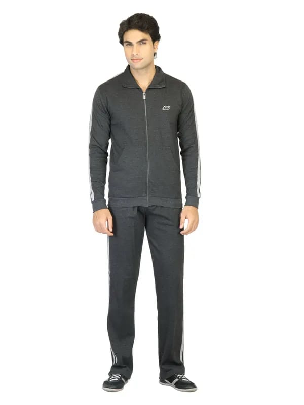 Proline Men Charcoal Grey Tracksuit