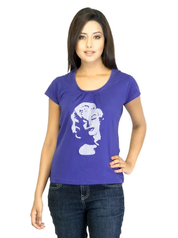 Arrow Woman Blue Top