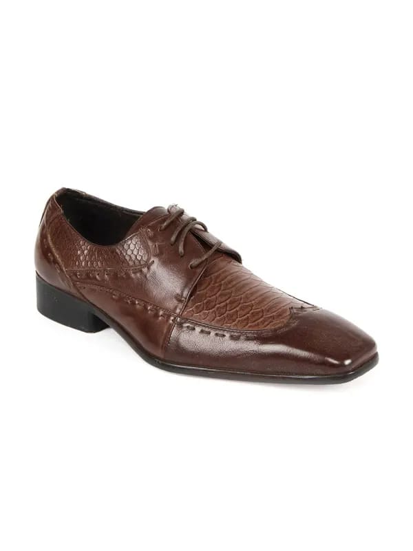 Carlton London Men Brown Formal Shoes