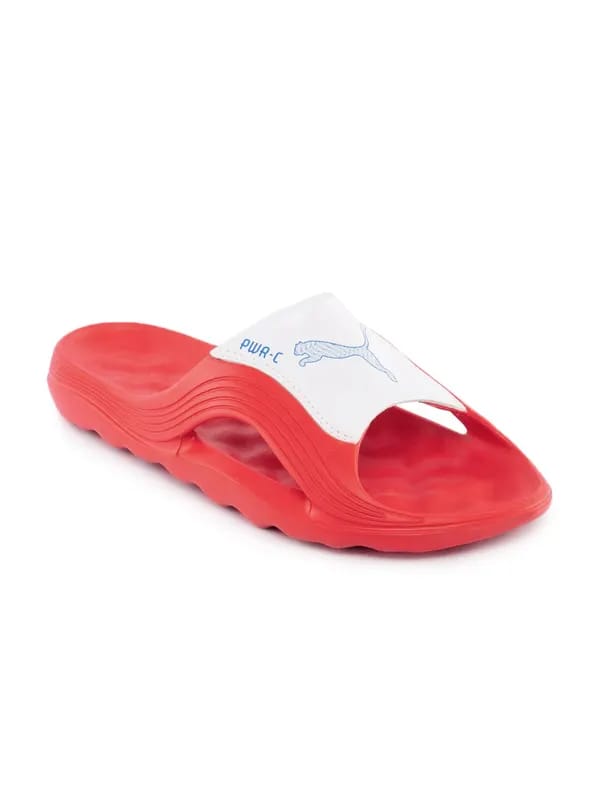 Puma Men Aqua Cat II Power Red Flip Flops