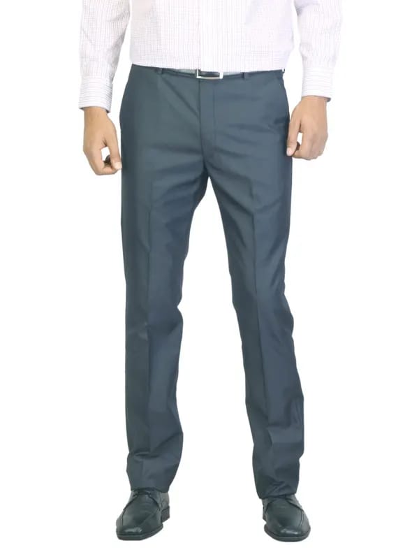 Arrow Men Navy Blue Trousers
