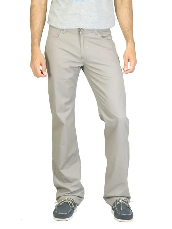 Highlander Men Light Grey Trousers