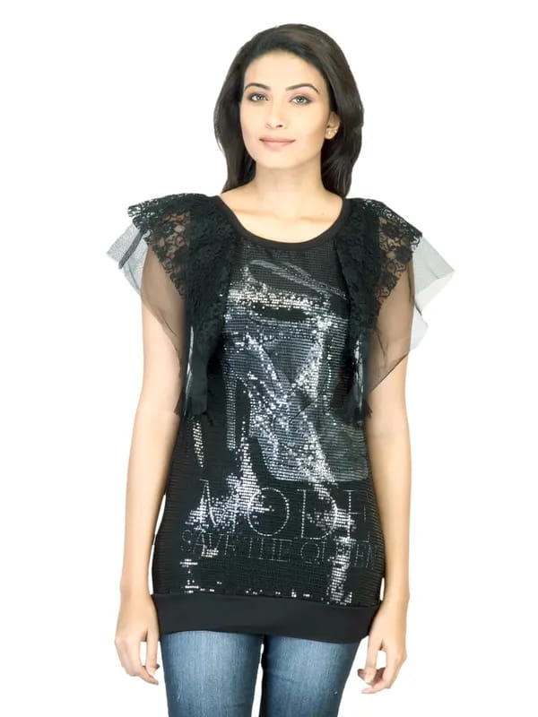 Jealous 21 Women Black Top